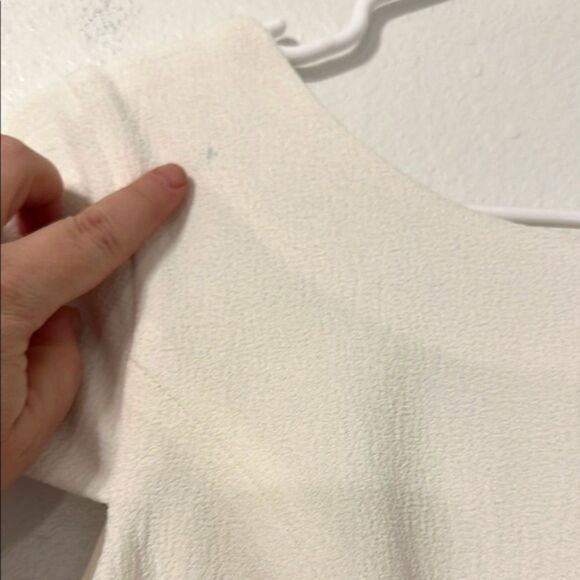 Dress the Population Livia Ivory Fit and Flare Dress Womens Small Wedding Bride - Picture 9 of 16